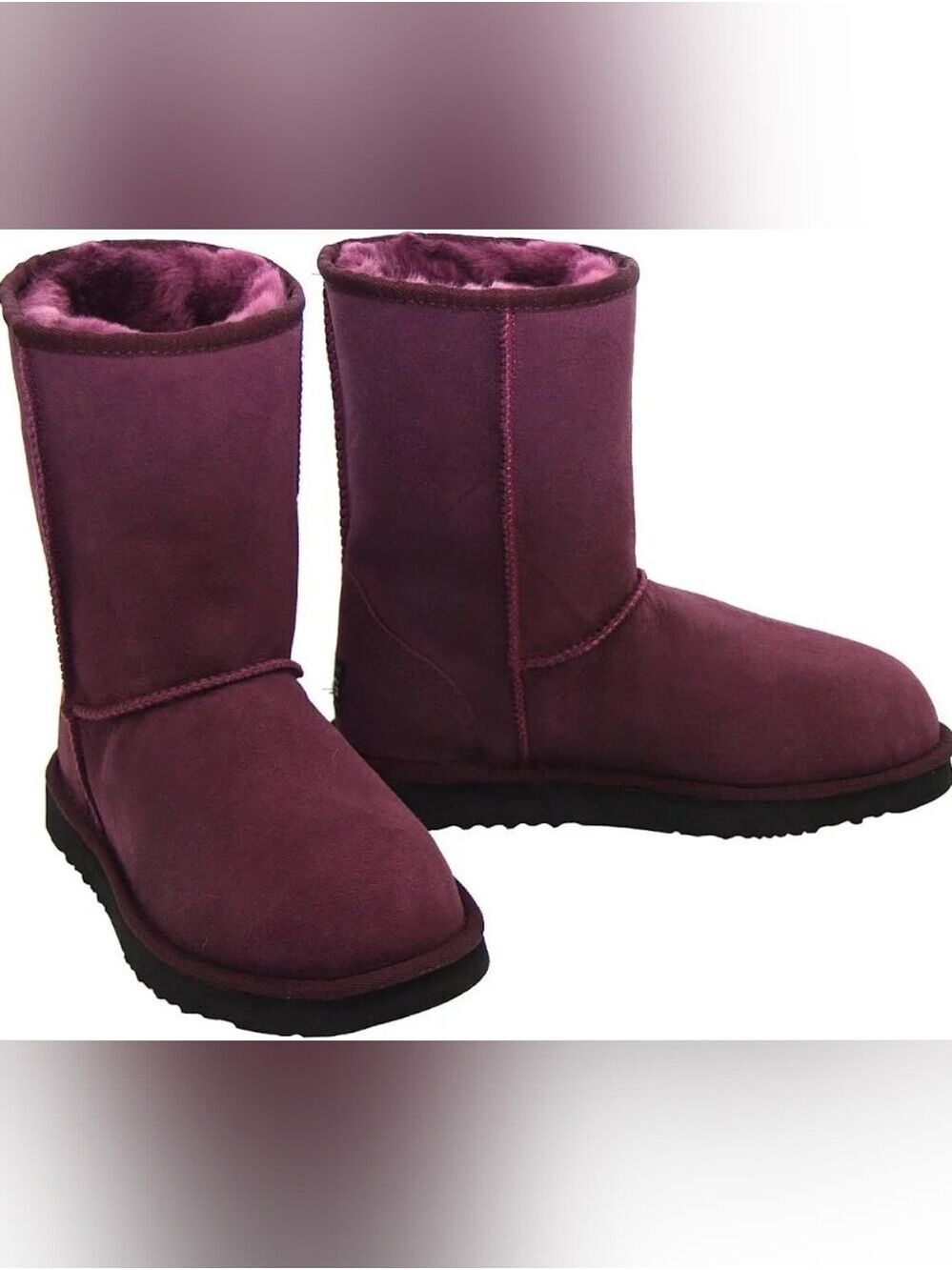 Women's Short UGG Boots | Purple UGG Boots |Size‎ 10 Womens UGGS